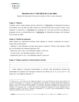 Decreto-Lei n.º 144/2012 de 11 de Julho