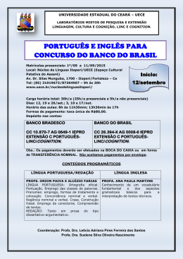 português e inglês para concurso do banco do brasil