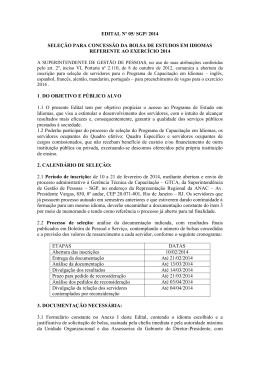 Anexo III - Edital - Concessão de Bolsa de Estudos em Idiomas