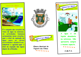 Ciclo da Água - Câmara Municipal de Figueiró dos Vinhos