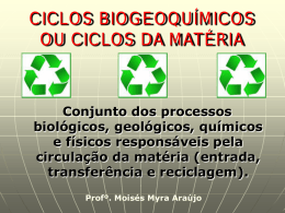 Ciclos biogeoquímicos