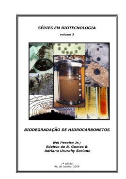 séries em biotecnologia biodegradação de hidrocarbonetos