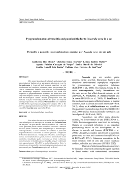 Pyogranulomatous dermatitis and panniculitis due to