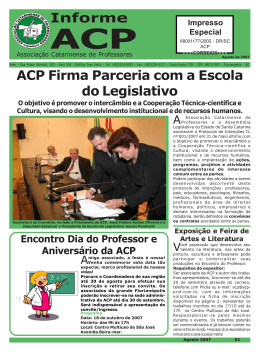 Jornal da ACP 002 - Associação Catarinense de Professores
