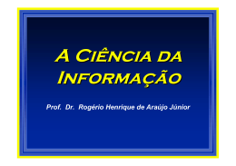 Prof. Dr. Rogério Henrique de Araújo Júnior