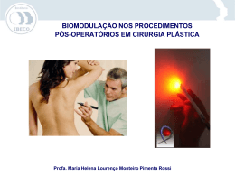 biomodulação nos procedimentos pós