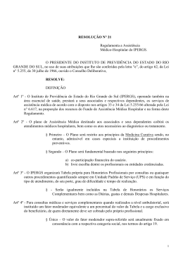 Resolução nº 021/1979 - Instituto de Previdência do Estado do Rio