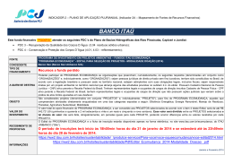 BANCO ITAÚ - Agência das Bacias PCJ