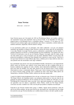 Isaac Newton - Matemática online