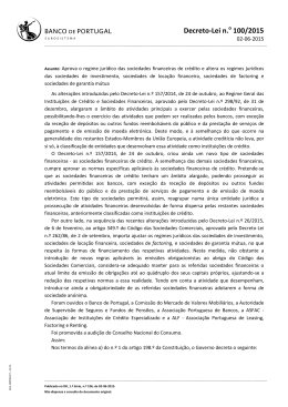 Decreto-Lei n.o 100/2015