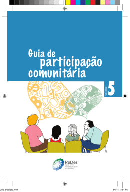Guia de participação comunitária - 5ª Edição