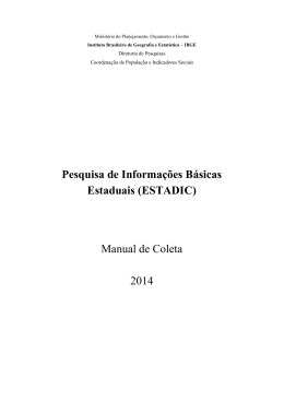 ESTADIC - Biblioteca IBGE