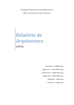 Relatório de Arquitectura