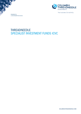 Prospecto - Columbia Threadneedle Investments