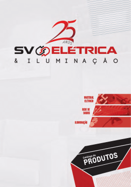 Catálogo de Produtos - SV Elétrica e Iluminação