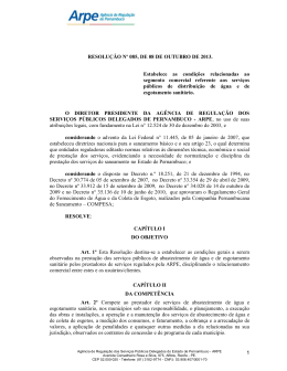 resolução arpe nº 085 de 08 de outubro de 2013