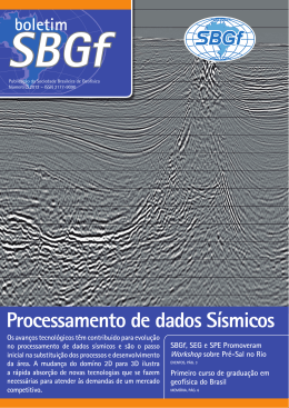 Boletim 3-2012 - Sociedade Brasileira de Geofísica