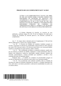 projeto de lei complementar (PLC) 41/2015