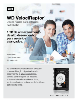 WD VelociRaptor® Workstation Hard Drives