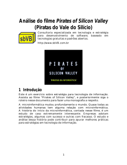 Análise do filme Pirates of Silicon Valley (Piratas do Vale do