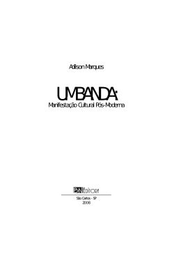 Umbanda: manifestacao cultural pos-moderna (2008)