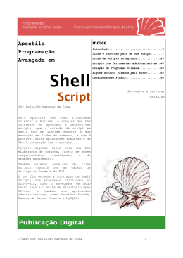 Apostila – Programação Avançada em Shell Script