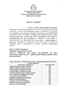EDITAL Nº 004/14 - Tribunal de Justiça do Estado de Mato Grosso