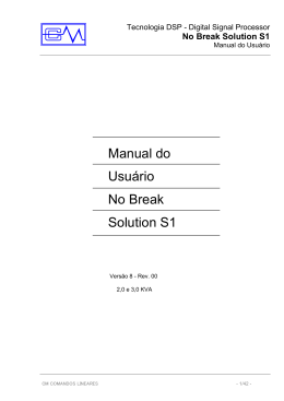 Manual do Usuário Solution S1_ 2,0 a 3,0Kva - Rev 1