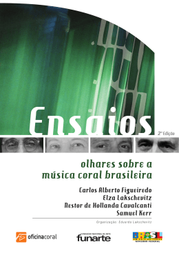 Ensaios – olhares sobre a música coral brasileira