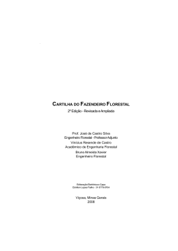 1 CARTILHA DO FAZENDEIRO FLORESTAL 2º Edição