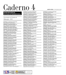 CADERNO 4 1 QUINTA-FEIRA, 31 DE JULHO DE 2014 Caderno 4