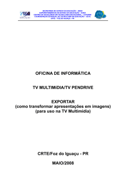 OFICINA DE INFORMÁTICA TV MULTIMíDIA/TV PENDRIVE