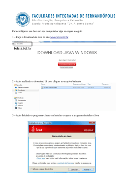 Configurando o Java