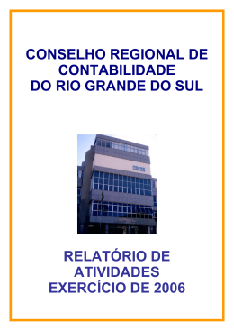 CONSELHO REGIONAL DE CONTABILIDADE DO RIO