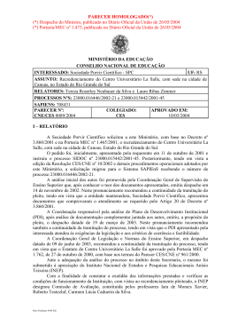 Parecer CNE/CES nº 89/2004, aprovado em 10 de março de 2004