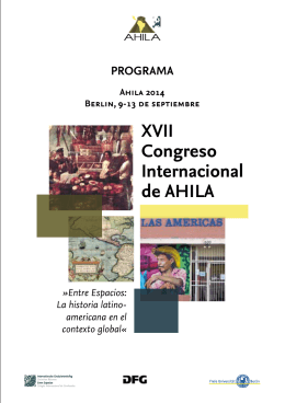 Programa definitivo del Congreso - Lateinamerika-Institut