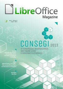 CONSEGI 2013 - LibreOffice