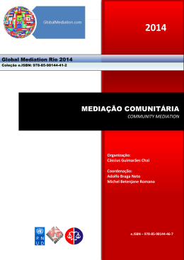 MEDIAÇÃO COMUNITÁRIA - Global Mediation Rio
