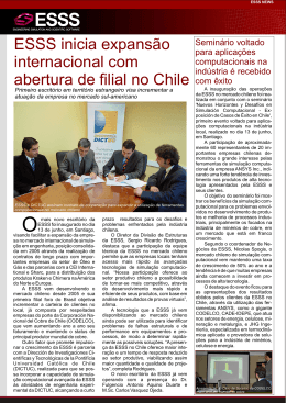 ESSS inicia expansão internacional com abertura de filial no Chile