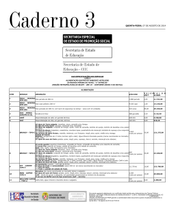 CADERNO 3 1 QUINTA-FEIRA, 07 DE AGOSTO DE 2014 Caderno