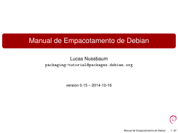 Manual de Empacotamento de Debian