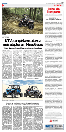 UTVs conquistam cada vez mais adeptos em Minas Gerais