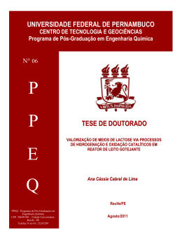 P P E Q - Universidade Federal de Pernambuco