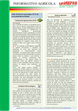 Informativo Agrícola Dezembro - 04 - DETEC