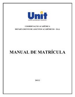 Manual de Matrícula 2015.2