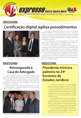 Certificação digital agiliza procedimentos
