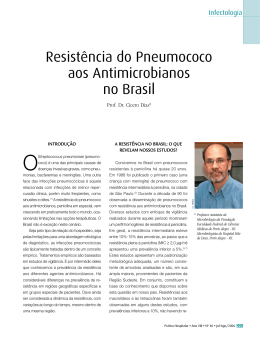 Resistência do Pneumococo aos Antimicrobianos no Brasil