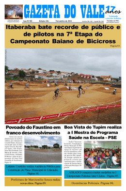 Edição 226-PDF.p65 - Jornal Gazeta do Vale Itaberaba | Jornal