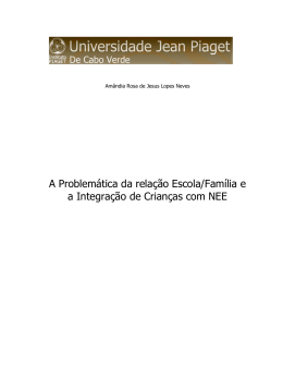 Amândia Neves - Universidade Jean Piaget de Cabo Verde