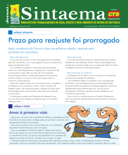 Jornal do Sintaema – Edição 734